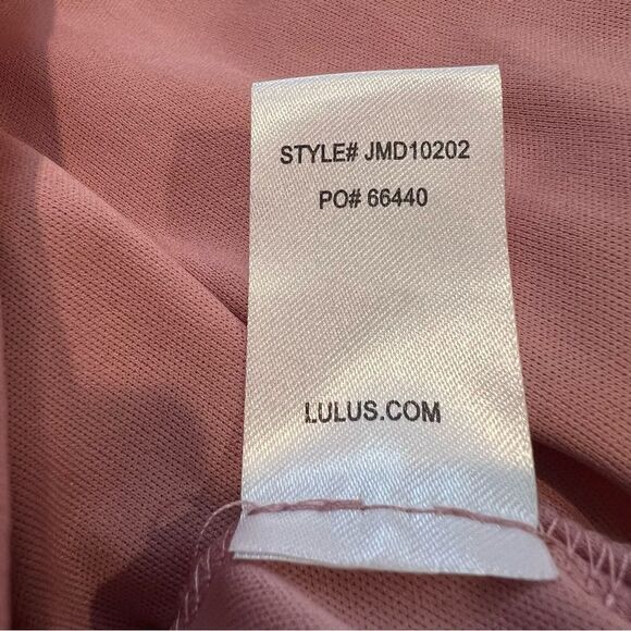 Lulu’s Nora Lee Dusty Rose Sleeveless Lace Midi Barbiecore Dress size S - Picture 12 of 14